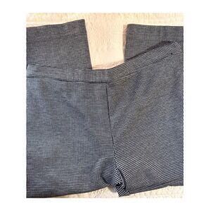 Alfred Dunner Classic Fit Houndstooth Women's Ankle Pants Size 14 Classic Office